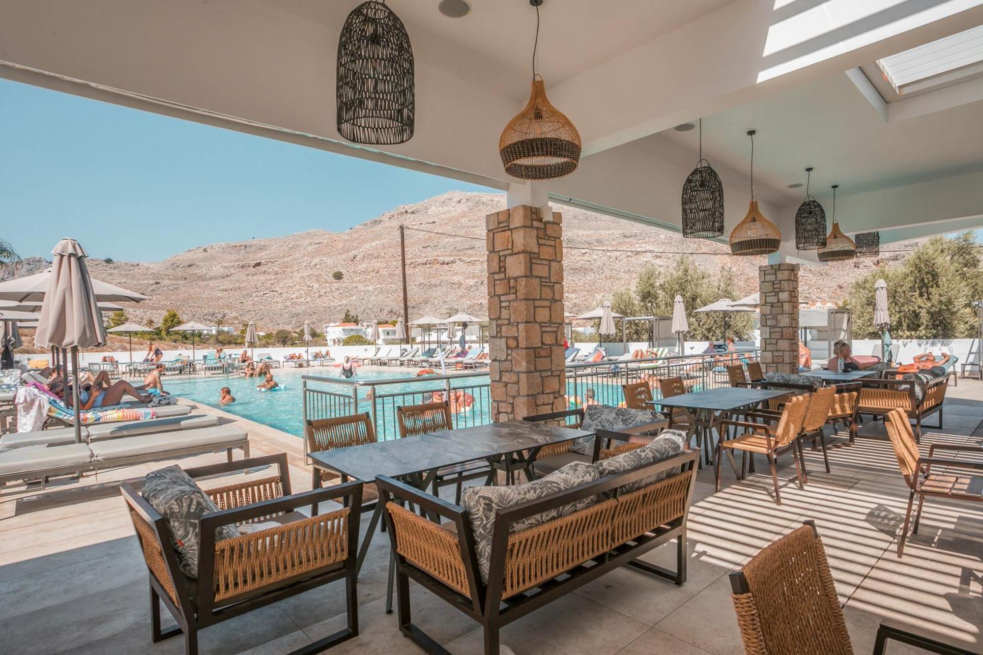 Lambis Studios & Apartments Líndos Dış mekan fotoğraf