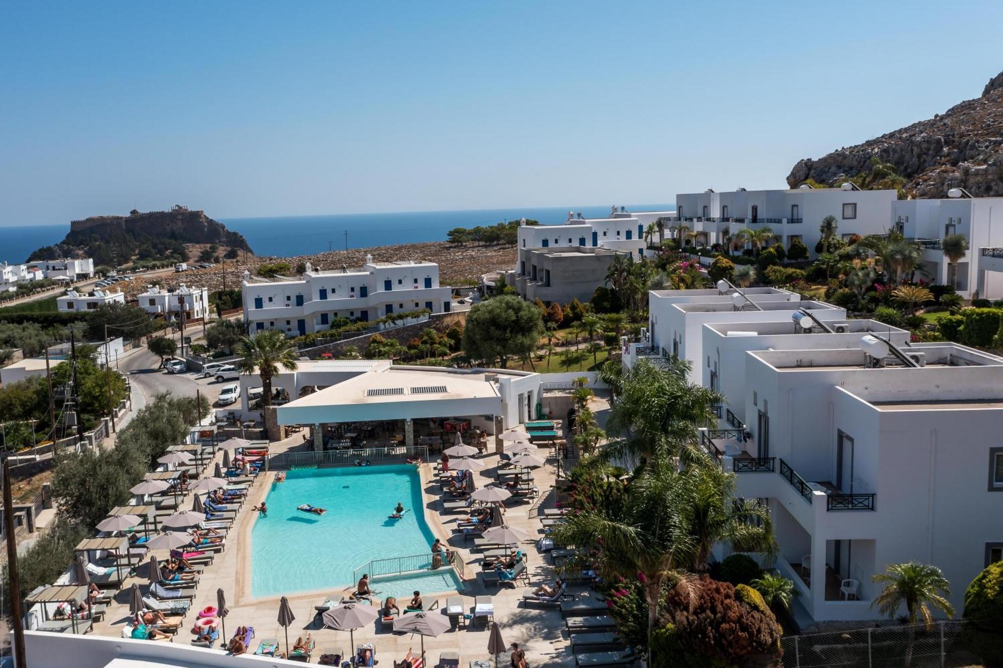 Lambis Studios & Apartments Líndos Dış mekan fotoğraf